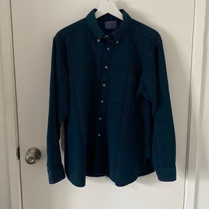 Pendleton Plaid Button-Up Shirt.